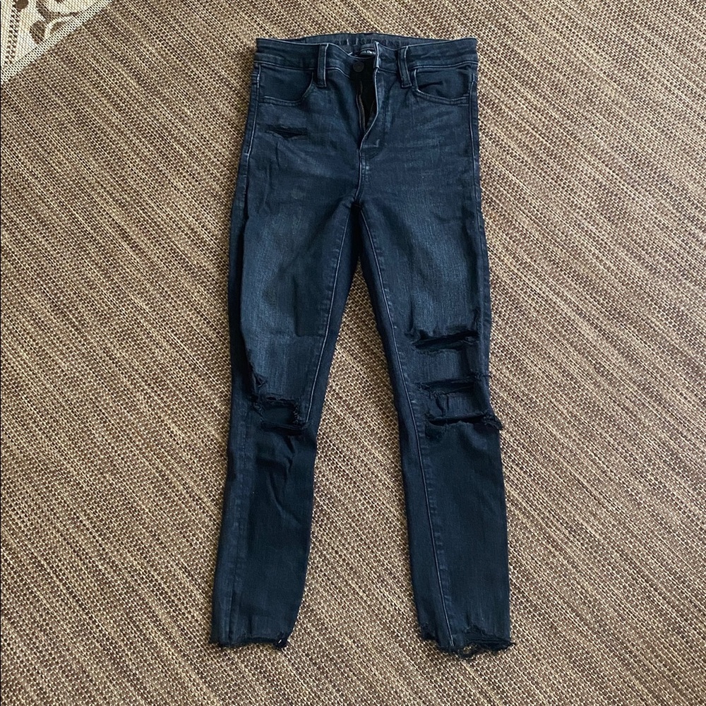 AE high waisted black jeggings